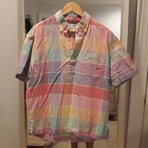 Chubbies Men’s Medium Short Sleeve Shirt Nutter Popover Button Up (#20)